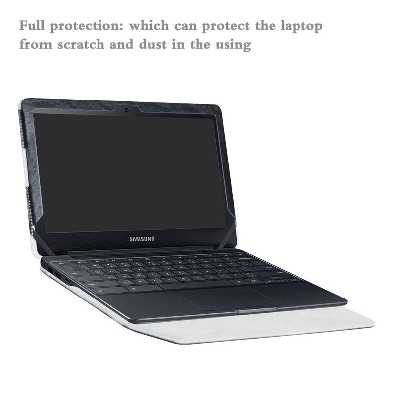 Alapmk Protective Case Cover for Samsung Chromebook 4 XE310XBA & Chromebook 3 XE500C13 & Chromebook 2 XE503C12 XE500C12 11.6" Laptop(Note:Not fit Samsung XE303C12 Series Chromebook),Black - Image 5